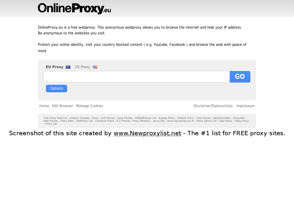 online proxie sites
